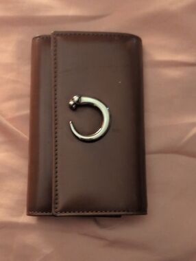 Brown Leather Cartier Key Holder